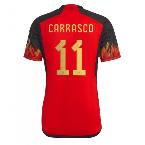 Maillot de foot Belgique Yannick Carrasco #11 Domicile Monde 2022 Manches Courte